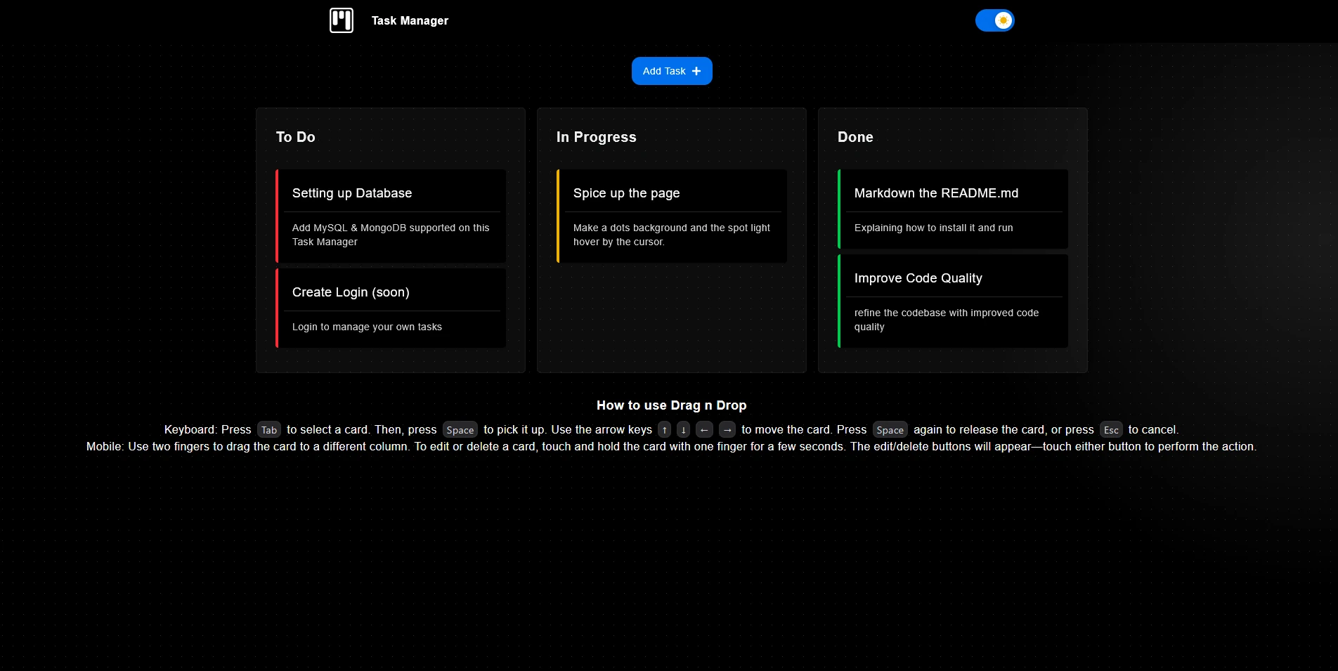 KanBan - Task Manager